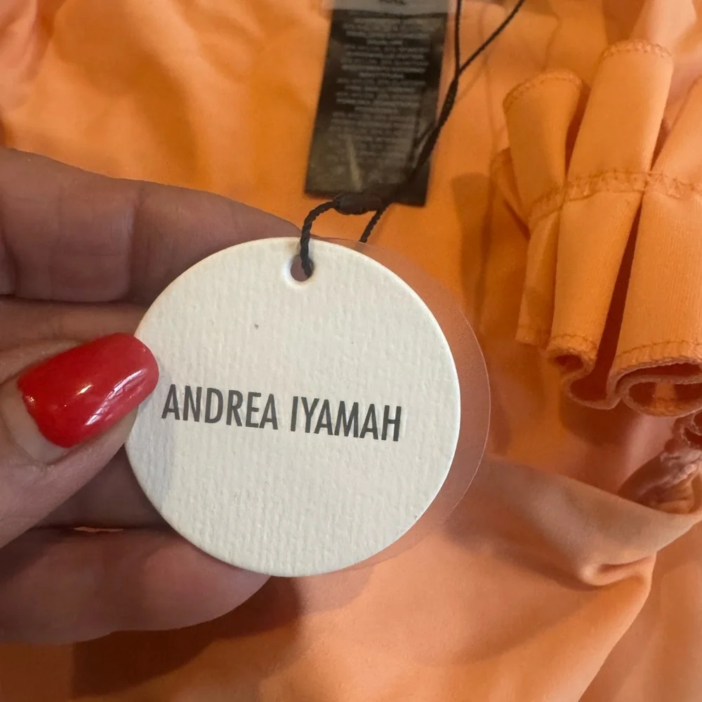 Andrea Iyamah Vibrant Orange Swimwear XXL - Picture 4 of 12